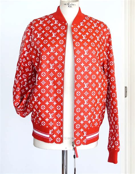 louis vuitton varsity jacket red|louis vuitton monogram varsity jacket.